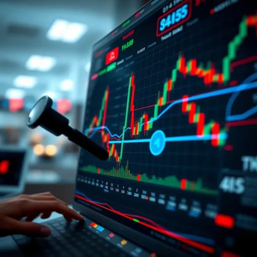 Understanding Binary Options Trading in Colombia Conceptual illustration of binary options trading with financial charts and digital interface