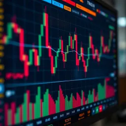 Understanding Binary Options Market Signals Graph showing binary options indicators and market signals on a digital trading platform