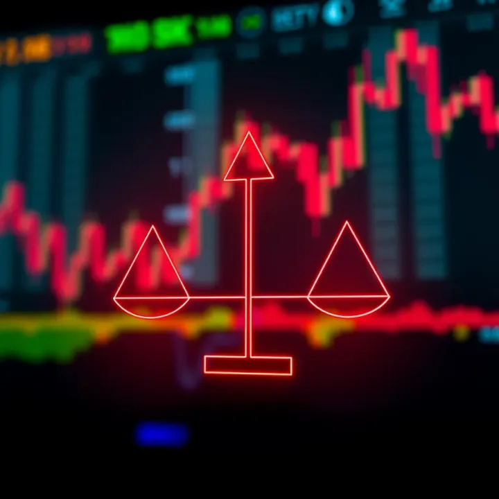 Diagram illustrating the risk and reward balance in binary options trading