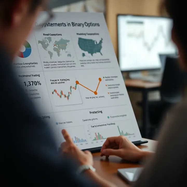 Overview of Strategies and Risk Considerations in Binary Options Diagram illustrating common strategies and risk management in binary options