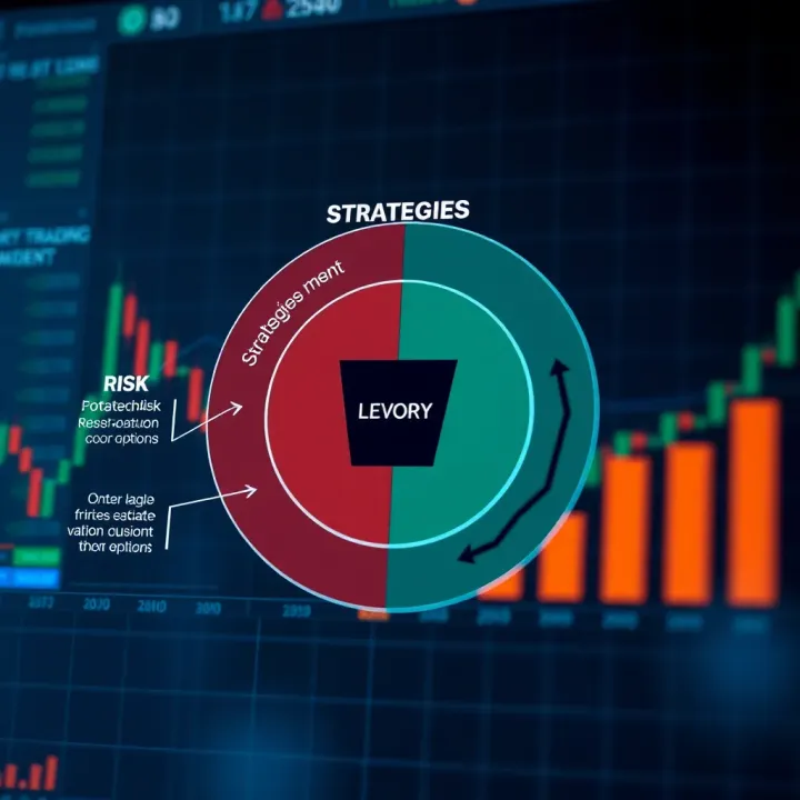 Diagram illustrating strategies and risk levels in binary options investment