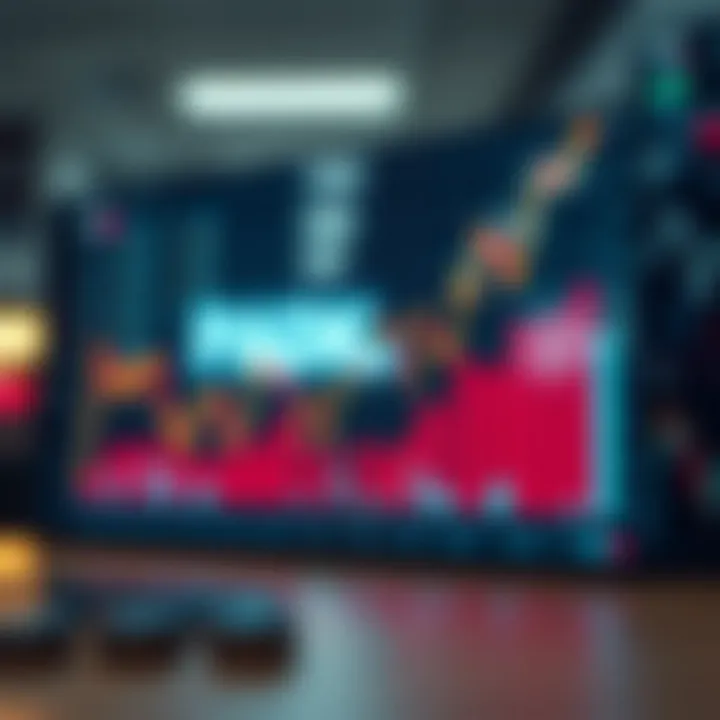 Graph displaying the trend of binary options trading market in Colombia