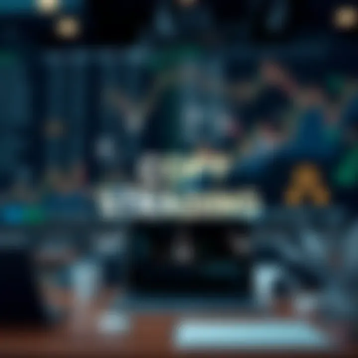 Conceptual graphic depicting financial strategy sharing with arrows connecting experienced traders to new investors