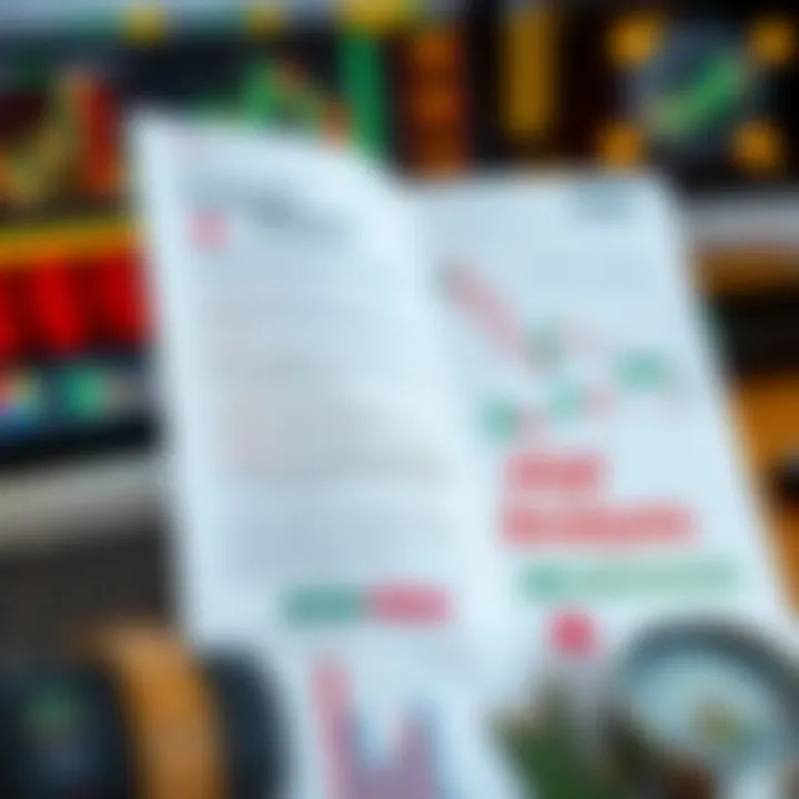 Open PDF document showing technical analysis tools and trading indicators