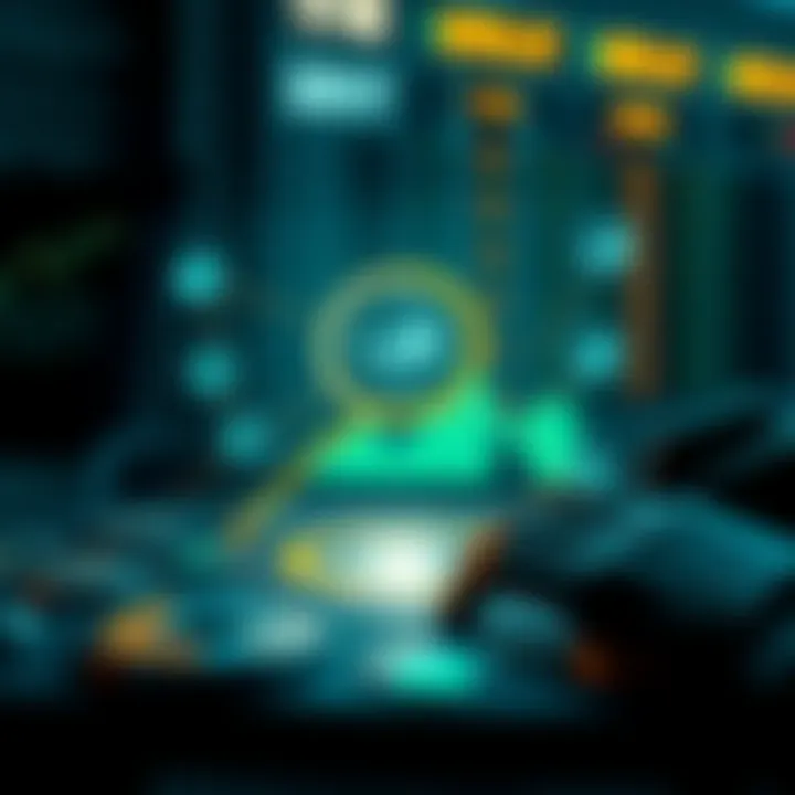 Conceptual graphic of a digital platform connecting novice investors to expert traders for automated investment