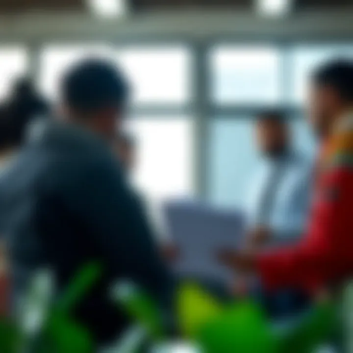 Community Collaboration for Effective Emergency Response Planning Community members collaborating on emergency response plan during disaster preparedness workshop