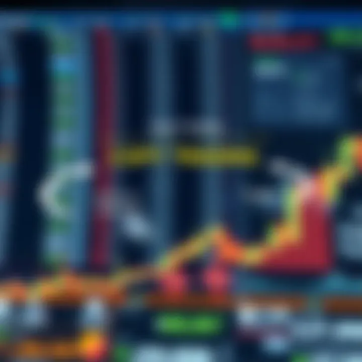 Diagram showing the concept of copy trading with arrows indicating replication of trades from experienced traders to investors