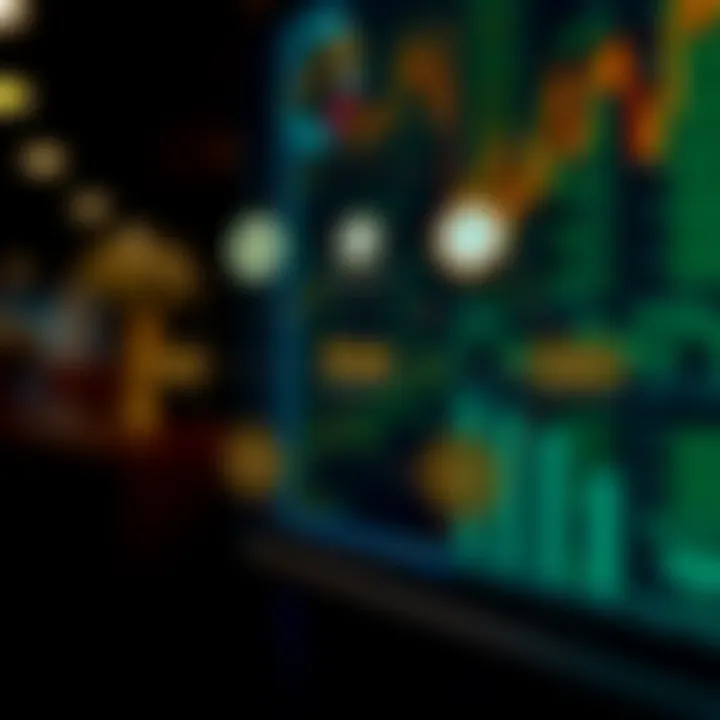 Illustration of risk management framework with interconnected elements representing identification, assessment, and mitigation