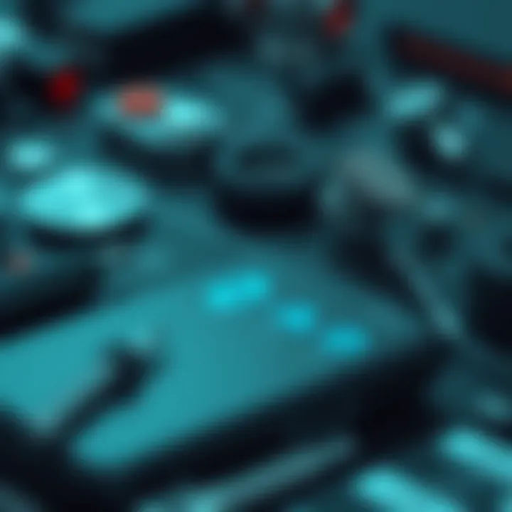 Diagram illustrating various tools used for physical property evaluation in engineering design