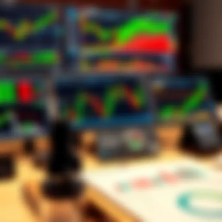 Collection of trading tools and charts emphasizing disciplined market analysis