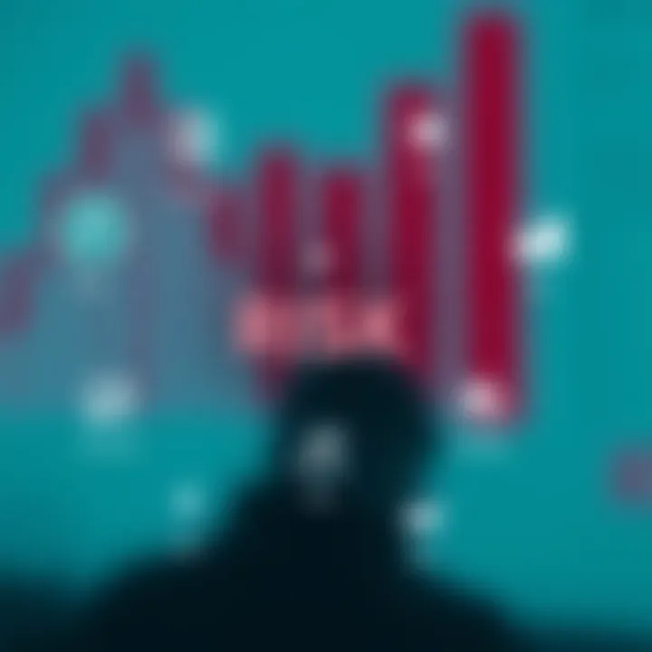 Illustration of various risk types including financial, operational, and strategic risks with corresponding icons