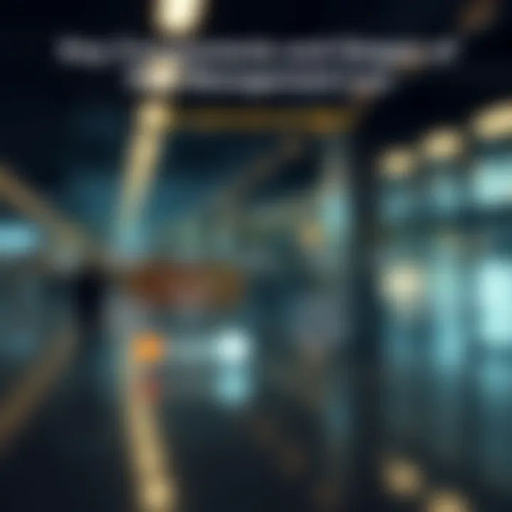 Flowchart illustrating the key components and stages of risk management law implementation