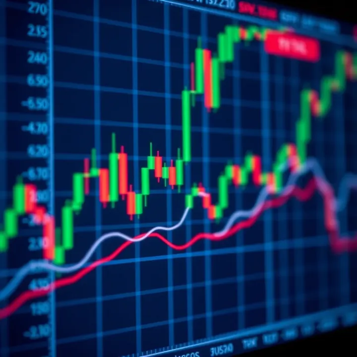 Candlestick Patterns Combined with Technical Indicators Combination of candlestick patterns with indicators like moving averages on trading screen