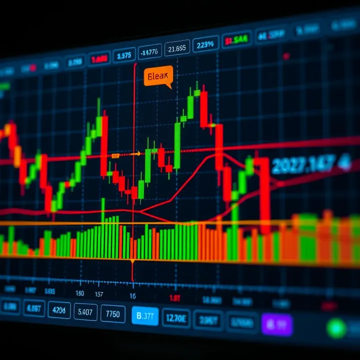 Chart displaying bullish and bearish candlestick patterns highlighting trend reversal signals