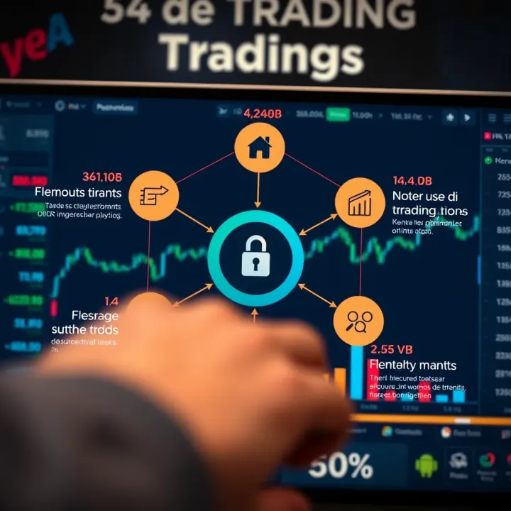 Essential Features of a Secure Online Trading Platform Diagram illustrating key features of a secure online trading platform including risk management and analytical tools