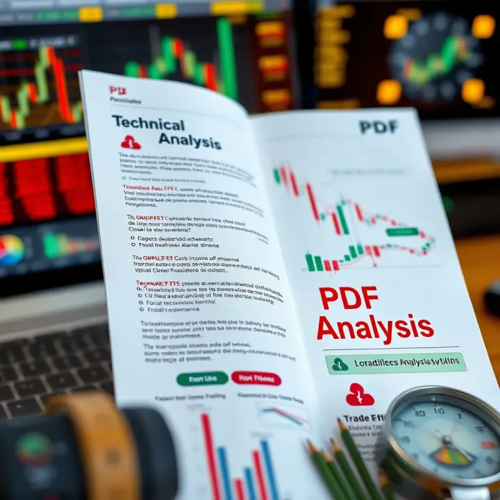 Open PDF document showing technical analysis tools and trading indicators