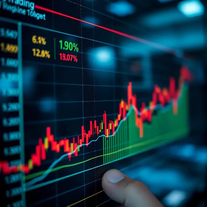 Graph illustrating synchronization of trading actions between investors and expert traders