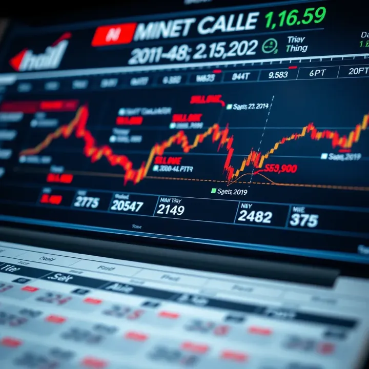 Economic calendar highlighting key forex market events and data releases