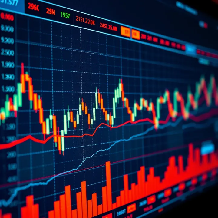 Graph showing the impact of economic indicators on currency exchange rates