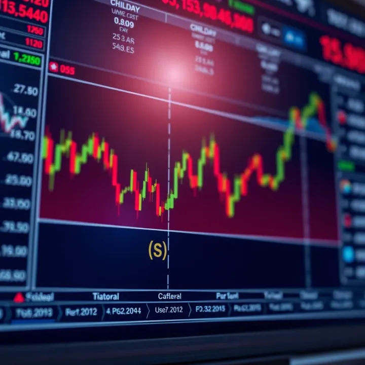 Graph showing how key economic indicators influence forex market trends and trading decisions