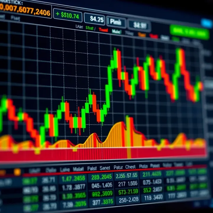 Chart showing various Japanese candlestick patterns used in financial market analysis
