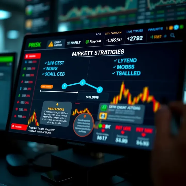 Diagram illustrating common investment strategies for CFDs and binary options with risk factors