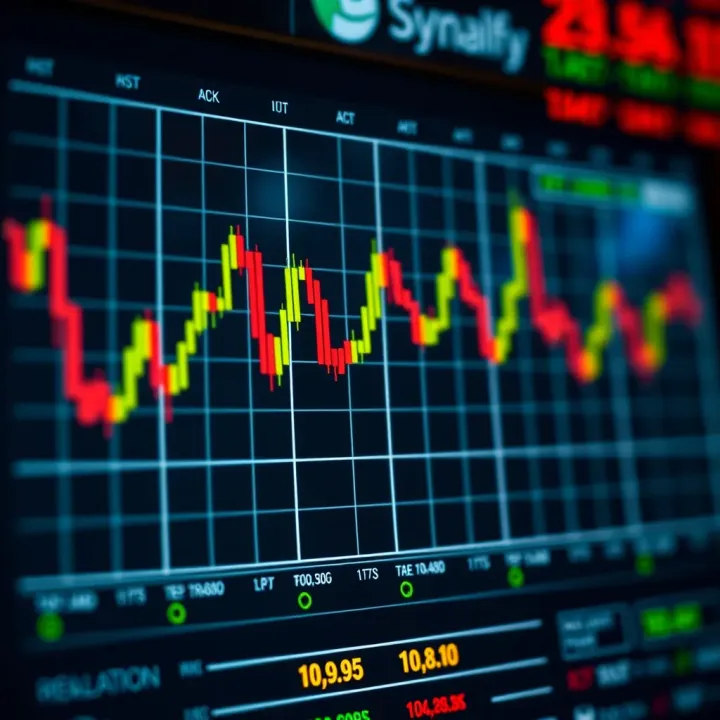 Graph illustrating risk management techniques and decision making in binary options trading