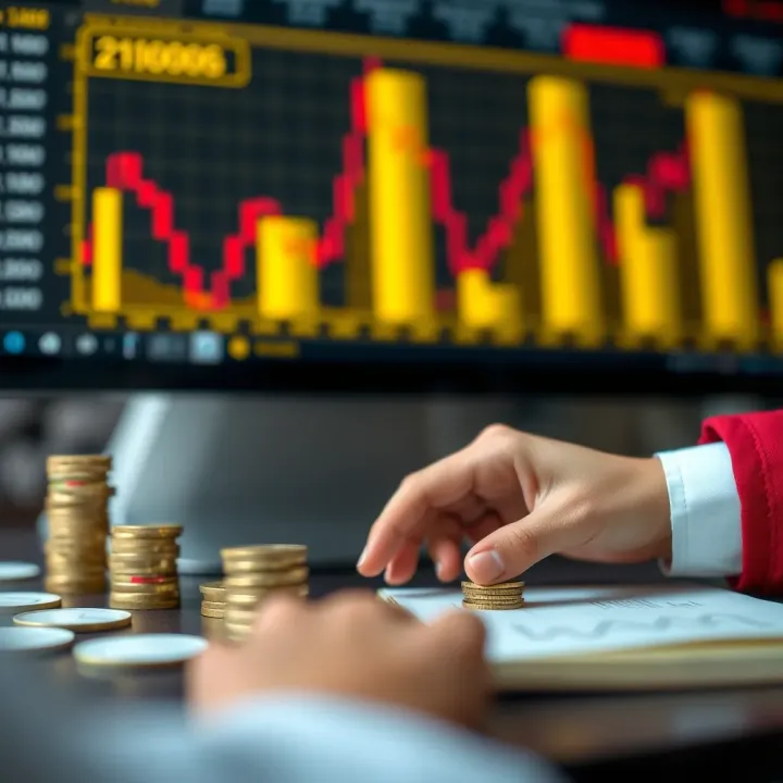 Effective Risk Management for Secure Binary Options Investment Graphic illustrating risk management and secure investment strategies in binary options