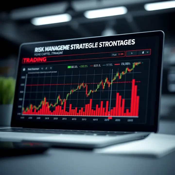 Graph showing risk management strategies to protect investment capital in trading