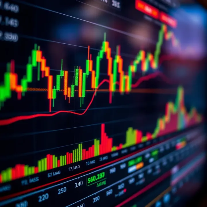 Swing Trading with Technical Analysis for Medium-Term Investments Chart showing medium-term price movements with technical analysis indicators for swing trading strategy