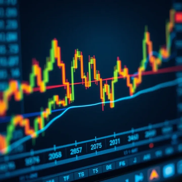 Key Technical Indicators: Moving Averages and Relative Strength Index Chart illustrating common technical indicators like moving averages and RSI
