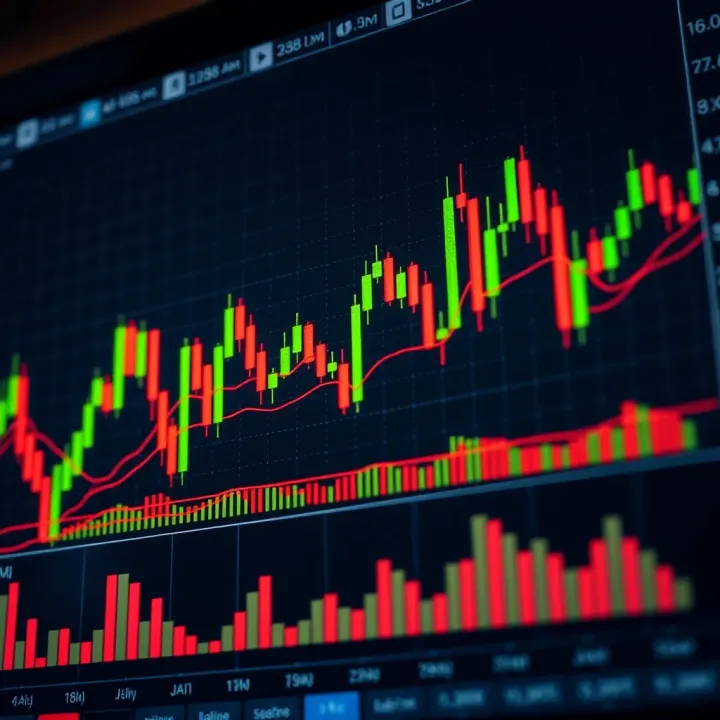 Detailed candlestick chart showing various bullish and bearish patterns for financial market analysis