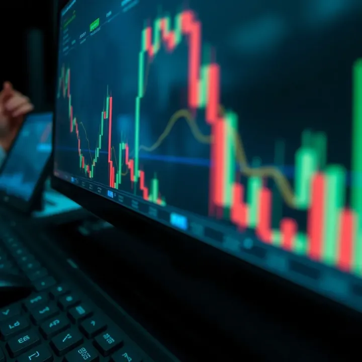 Diagram illustrating key tools of technical analysis including moving averages and support-resistance levels