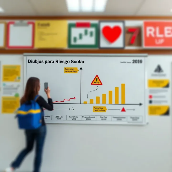 Incorporating Visual Strategies for Risk Awareness in Education Illustrative chart showing the integration of drawings in educational plans to raise awareness and prevention of school hazards